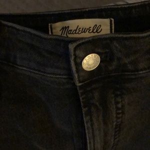Madewell washed black jeans